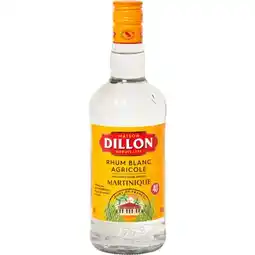 Carrefour MAISON DILLON Rhum blanc agricole de la Martinique offre
