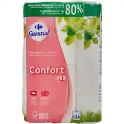 Carrefour CARREFOUR ESSENTIAL Papier Toilette Confort offre