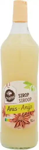 Carrefour CARREFOUR ORIGINAL SUR TOUS LES SIROPS 1L offre