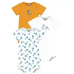 Carrefour PETIT BATEAU Bodies manches courtes offre