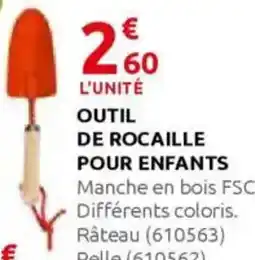 Rural Master Outil de rocaille pour enfants offre
