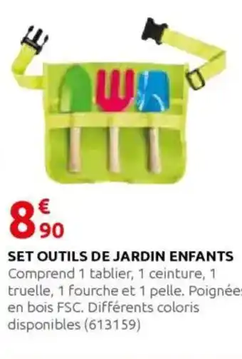 Rural Master Set outils de jardin enfants offre
