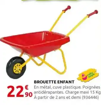 Rural Master Brouette enfant offre