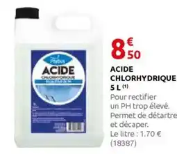Rural Master Acide chlorhydrique offre