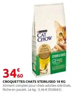 Rural Master PURINA Croquettes chats sterilised offre