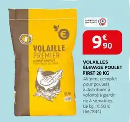 Rural Master Volailles élevage poulet first offre