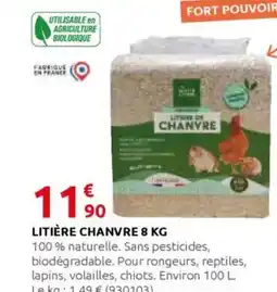 Rural Master Litière chanvre offre