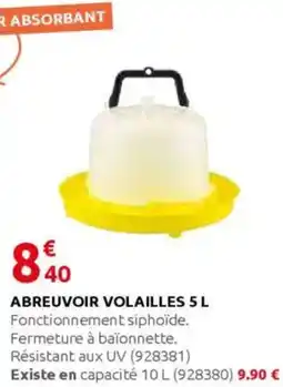 Rural Master Abreuvoir volailles offre