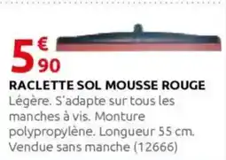 Rural Master Raclette sol mousse rouge offre
