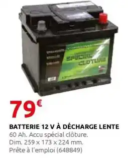 Rural Master Batterie 12 v à décharge lente offre