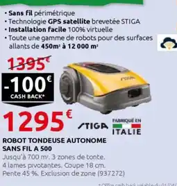 Rural Master Robot tondeuse autonome sans fil a 500 offre