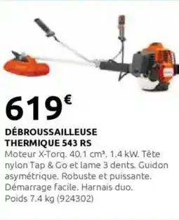 Rural Master Débroussailleuse thermique 543 rs offre