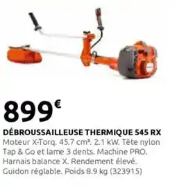 Rural Master Débroussailleuse thermique 545 rx offre