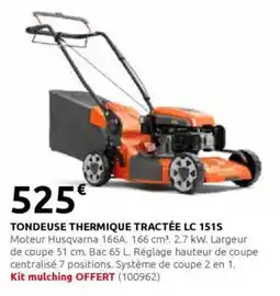 Rural Master Tondeuse thermique tractée lc 151s offre