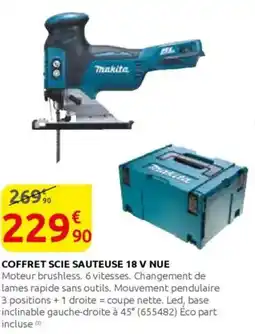 Rural Master MAKITA Coffret scie sauteuse 18 v nue offre