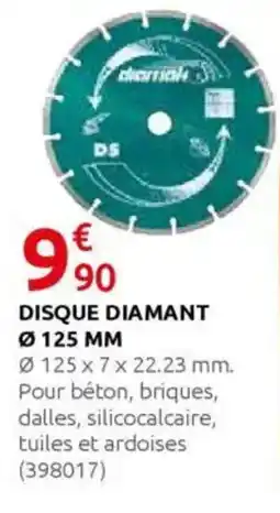 Rural Master Disque diamant 0125 mm offre