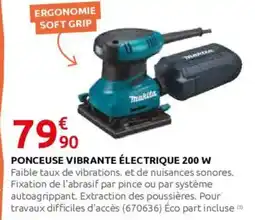 Rural Master MAKITA Ponceuse vibrante électrique 200 w offre