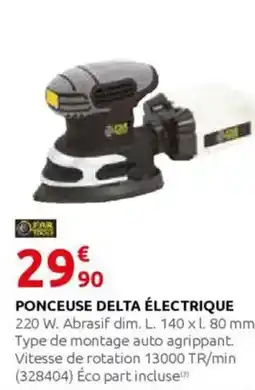 Rural Master Ponceuse delta électrique offre