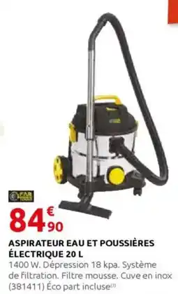 Rural Master Aspirateur eau et poussières électrique offre