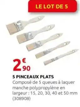 Rural Master 5 pinceaux plats offre