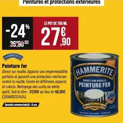 Tridôme HAMMERITE Peinture fer offre
