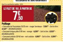 Tridôme Paillage offre