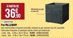 Tridôme DEROMA Pot millenium offre