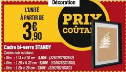 Tridôme Cadre bi-verre standy offre