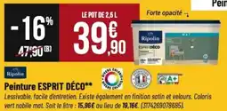 Tridôme RIPOLIN Peinture esprit déco offre
