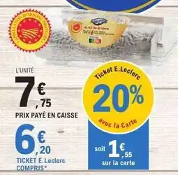 E.Leclerc FROMAGE DE CHÈVRE offre
