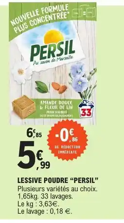 E.Leclerc Lessive Poudre Persil offre