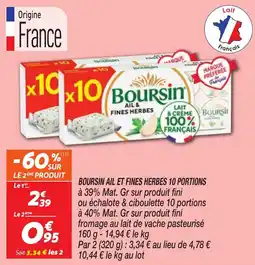 Netto BOURSIN Ail et fines herbes 10 portions offre