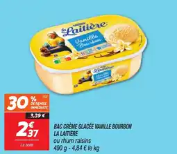 Netto LA LAITIÈRE Bac crème glacée vanille bourbon offre