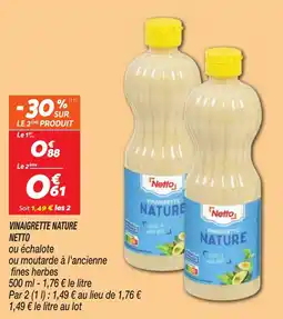Netto NETTO Vinaigrette nature offre