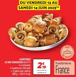 Netto Assortiment de mini viennoiseries x12 offre