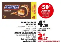 U Express Snickers Barre glacée offre