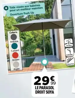 Centrakor Le parasol droit soya offre
