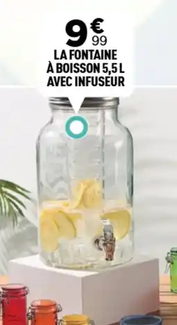 Centrakor La fontaine à boisson avec infuseur offre