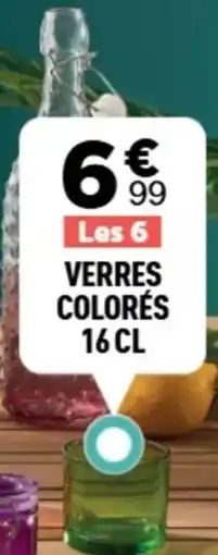 Centrakor Verres colorés offre