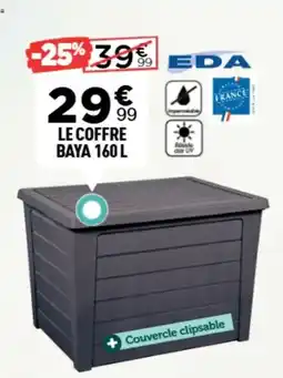 Centrakor EDA Le coffre baya offre