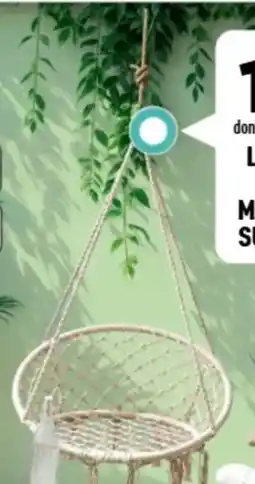 Centrakor La chaise détente macramé à suspendre offre