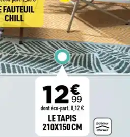 Centrakor Le tapis 210x150 cm offre