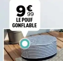 Centrakor Le pouf gonflable offre