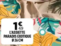 Centrakor L'assiette paradis exotique 026cm offre