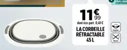 Centrakor La corbeille rétractable offre