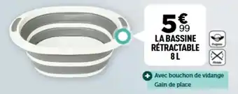 Centrakor La bassine rétractable offre