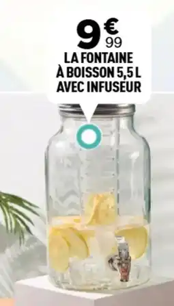 Centrakor La fontaine à boisson avec infuseur offre