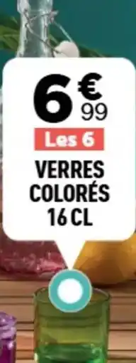 Centrakor Verres colorés offre