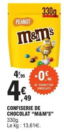 E.Leclerc CONFISERIE DE CHOCOLAT “M&M’S” offre