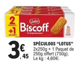 E.Leclerc Spéculoos 'Lotus' offre